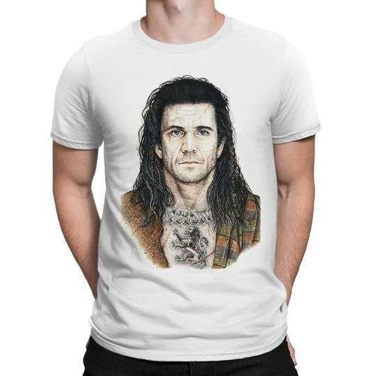 Mel Gibson Braveheart Original Art T Shirt
